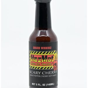 Hot Sauce HazMat Scary Cherry Ghost Pepper Scovie Winner 5 oz Heat 8 $