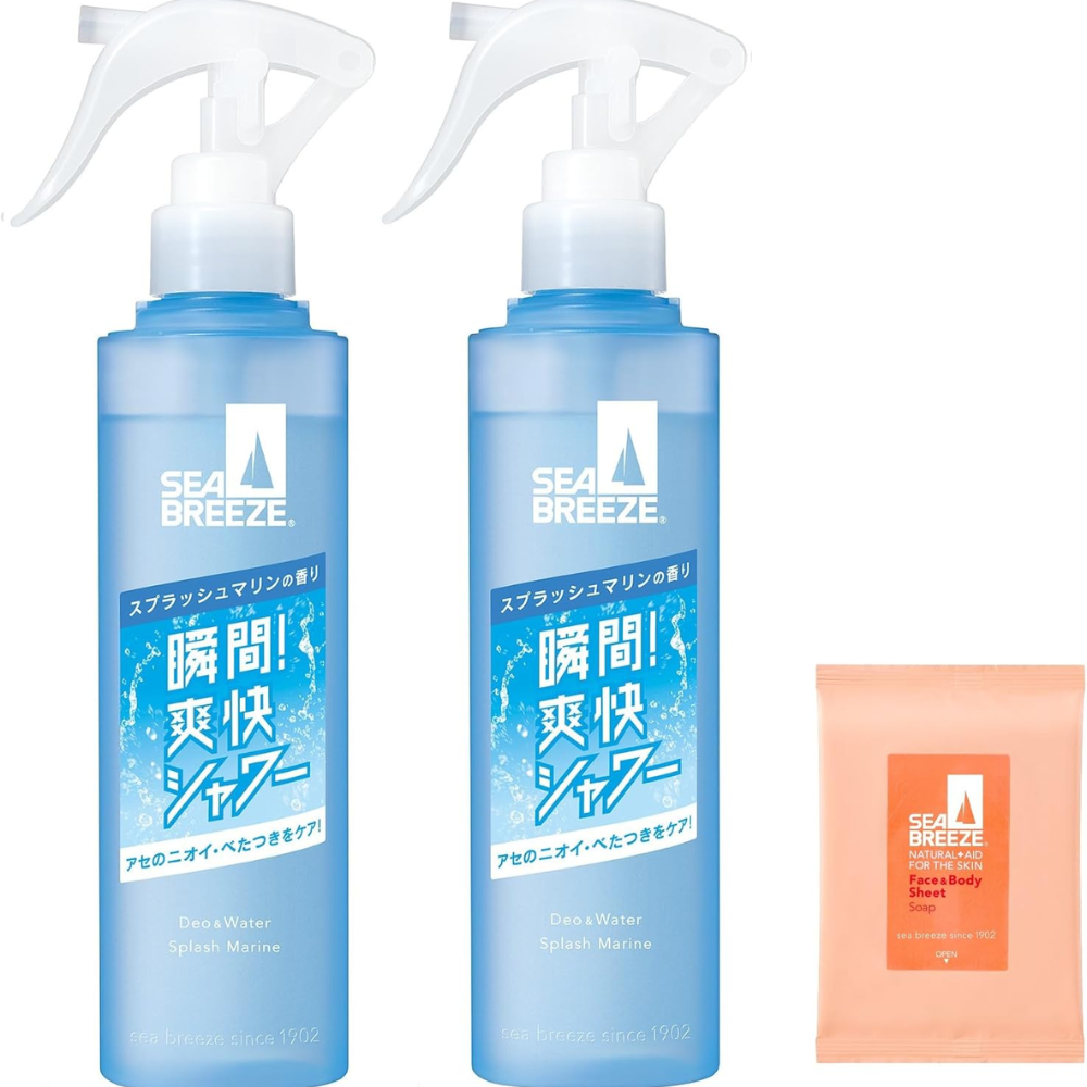 Seabreeze Deo & Water Trigger Mist Splash Marine 145mL×2 – Made in JAPAN – Tokyo Sakura Mall