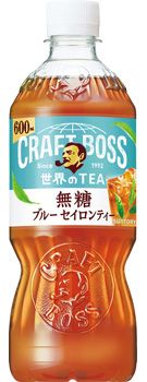 Suntory, Boss, Craft Boss, Sugar Free, Blue Ceylon Tea, 600ml