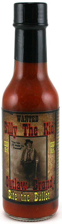 Billy The Kid Bite the Bullet Hot Sauce, 5oz.