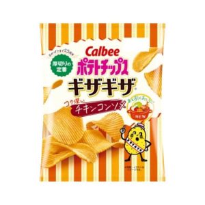Calbee Potato Chips Gizagiza – Rich Chicken Consomme