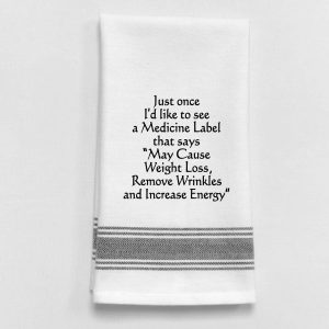 Wild Hare Designs – “Just once I’d like to see a…” White Kitchen Tow