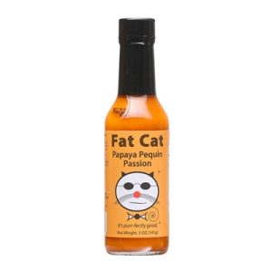 Hot Sauce Fat Cat Papaya Pequin Passion Heat 5