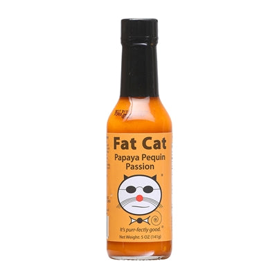 Hot Sauce Fat Cat Papaya Pequin Passion Heat 5