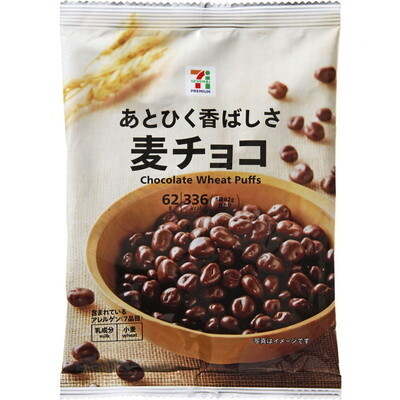 7Premium, Mugi Choco, Corn Puff Choco Snack, 62g