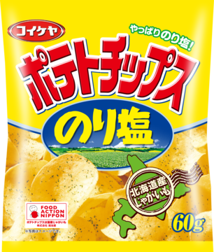 Koikeya “Potato Chips, Seaweed & Salt flavor” 60g