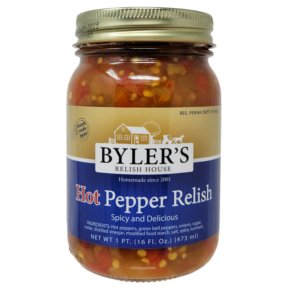 Byler’s Hot Pepper Relish – 16oz.