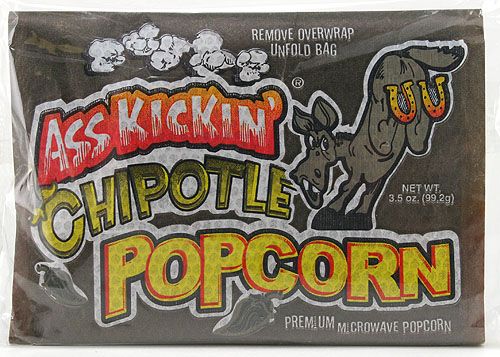 Ass Kickin’ Chipotle Popcorn, 3.5oz.