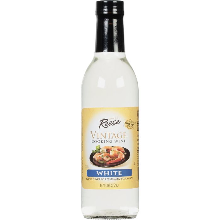 Reese – Cooking Wine White, 12.7 Fl Oz | Pack of 6