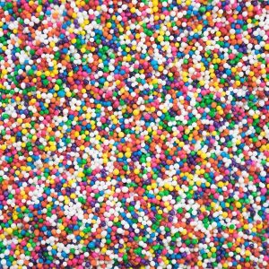 Rainbow Sprinkles Non Pareils – 12 oz Bag