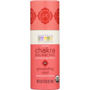 Aura Cacia – Chakra Roll-On Grounding, 0.31 oz – Pack of 1