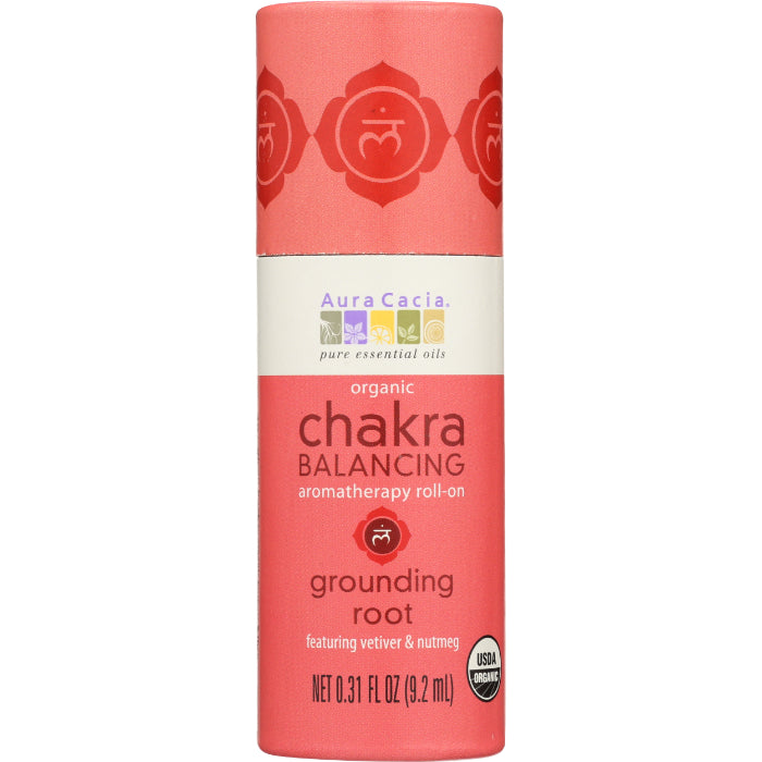 Aura Cacia – Chakra Roll-On Grounding, 0.31 oz – Pack of 1