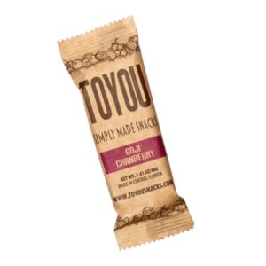 Toyou Snacks – Gluten Free Snack Bar Goji Cranberry