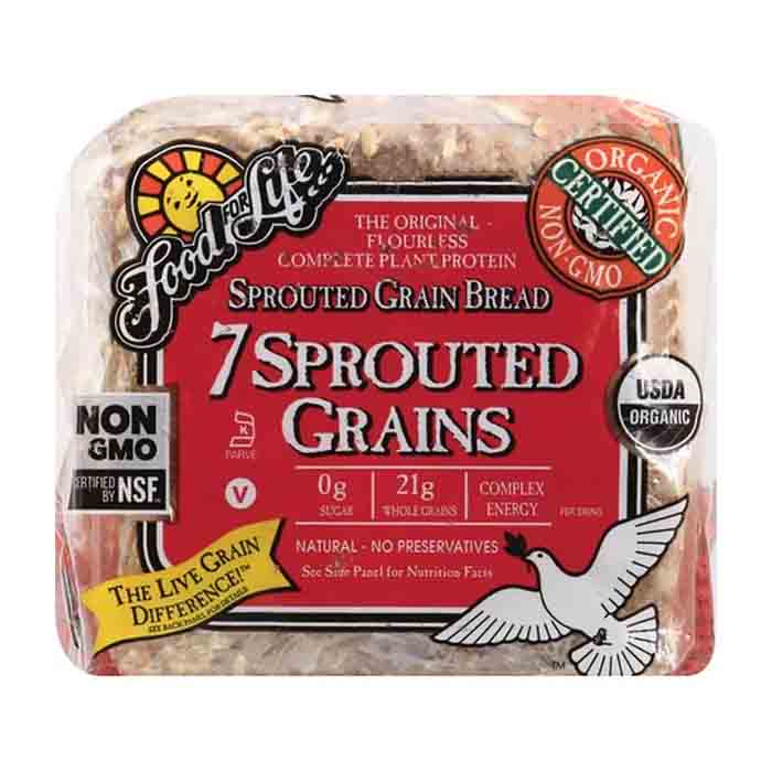 Food For Life – Bread 7 Sprouted Organic, 24oz | Pack of 6