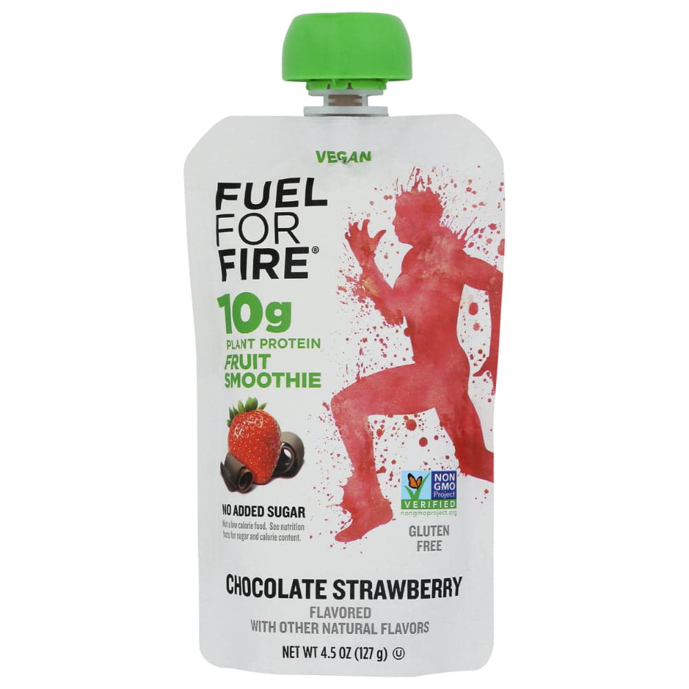 Fuel For Fire – Protein Smoothie Vegan Chocolate Strawberry, 4.5 oz