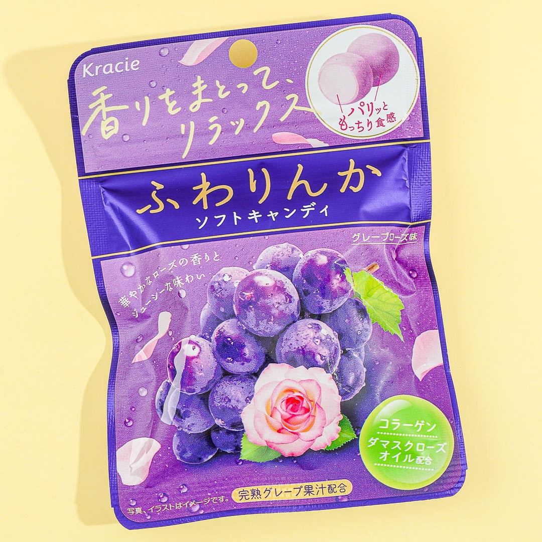 Kracie Fuwarinka Beauty Candy – Grape & Rose