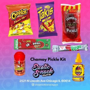 Chamoy Pickle Kit With Hot Cheetos and Takis – As seen on TikTok