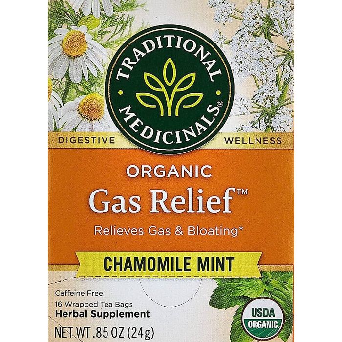 Traditional Medicinals – Gas Relief Tea, 16 Bags | Pack of 1