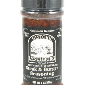 Historic Lynchburg Tennessee Whiskey Steak and Burger Seasoning, 6oz.