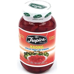Tropics – Kaong – Palm Fruit in Syrup – Red – 12 OZ