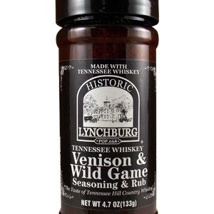 Historic Lynchburg Tennessee Whiskey Venison and Wild Game Seasoning and Rub, 4.7oz