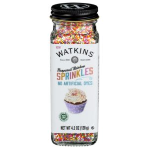Watkins – Decorating Sprinkles Rainbow Nonpareils 4.2 OZ – Pack of 3