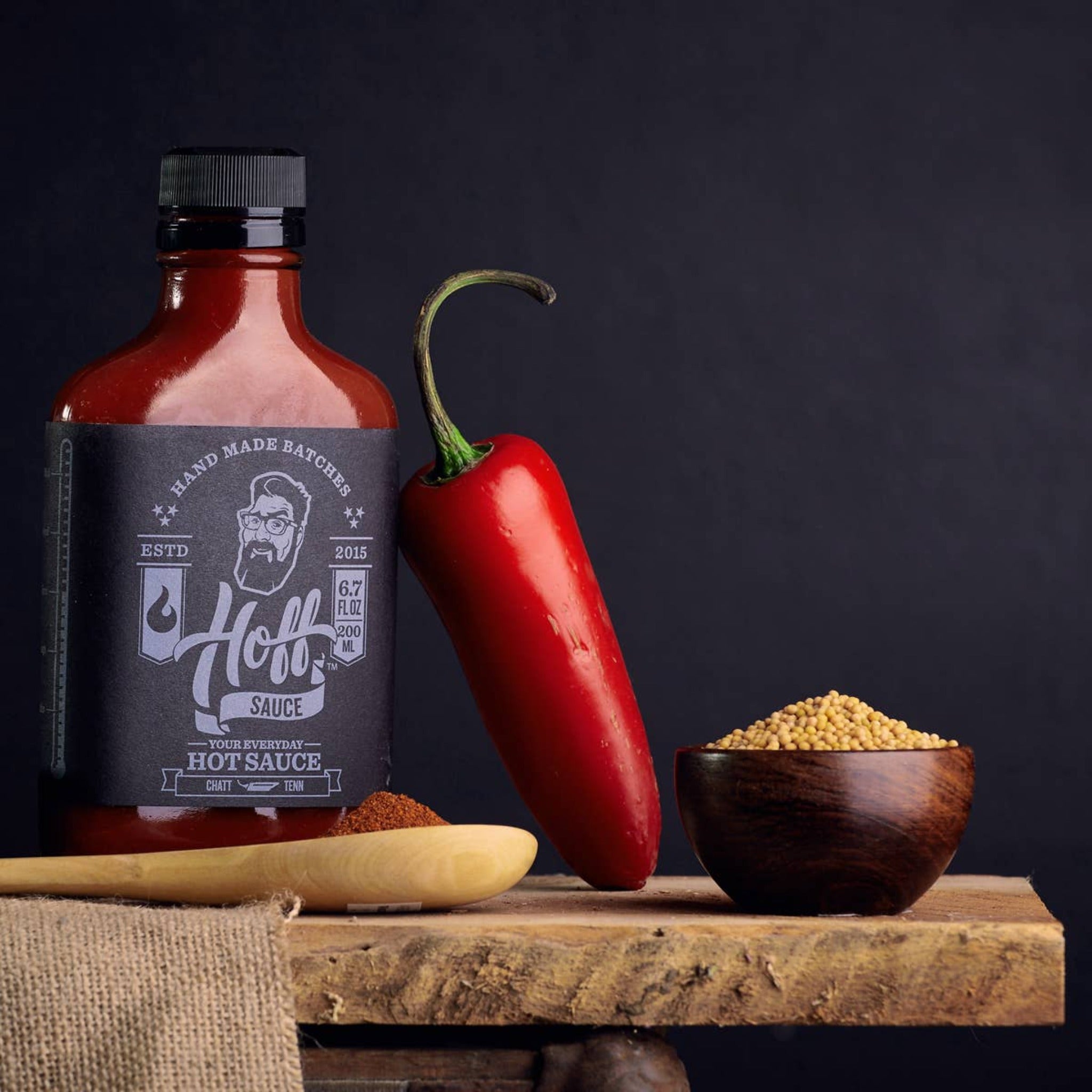 Hoff & Pepper – Hoff Sauce – Hoff’s Louisiana Style Hot Sauce – 6.7oz