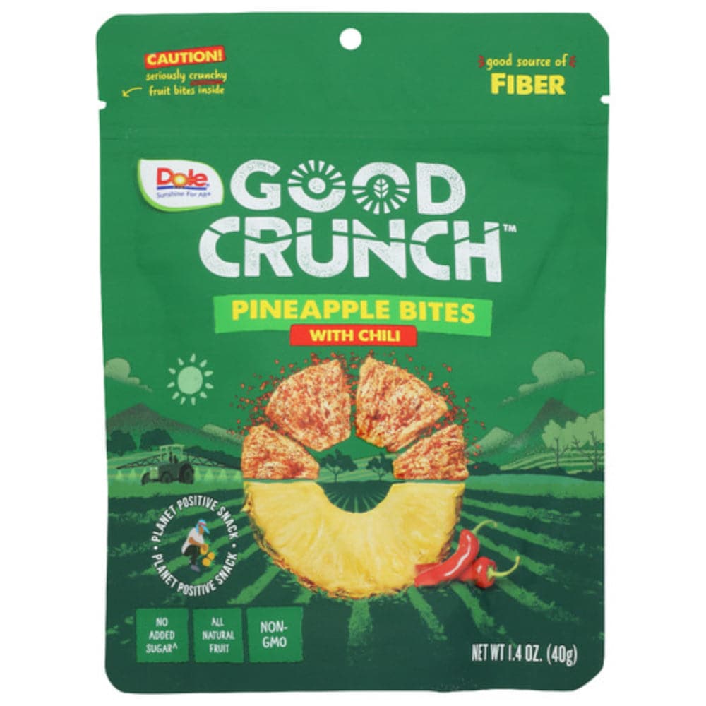 Dole – Good Crunch Pineapple With Chili Dried Fruit Bites, 1.4 Oz