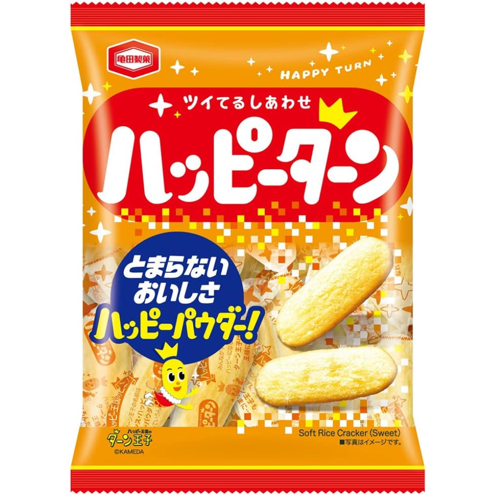 Kameda Seika Happy Turn Sweet & Salty Rice Crackers 96g – Made in JAPAN – Tokyo Sakura Mall