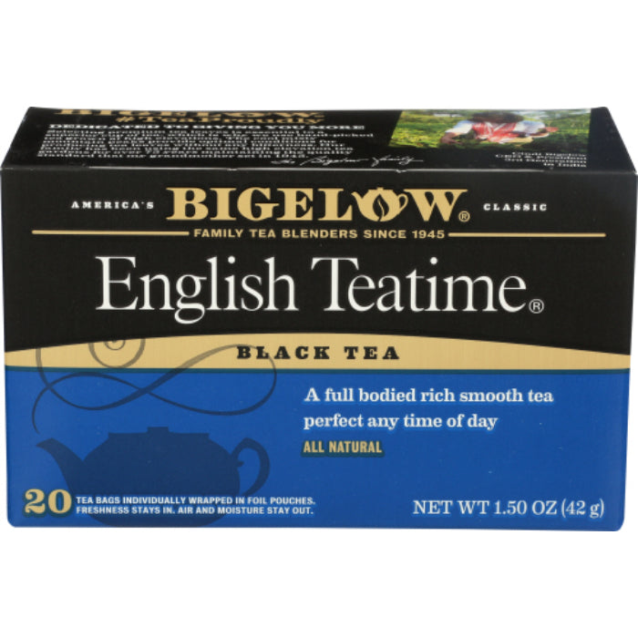 Bigelow – English Teatime Tea, 20 Bags, 1.5 oz | Pack of 6