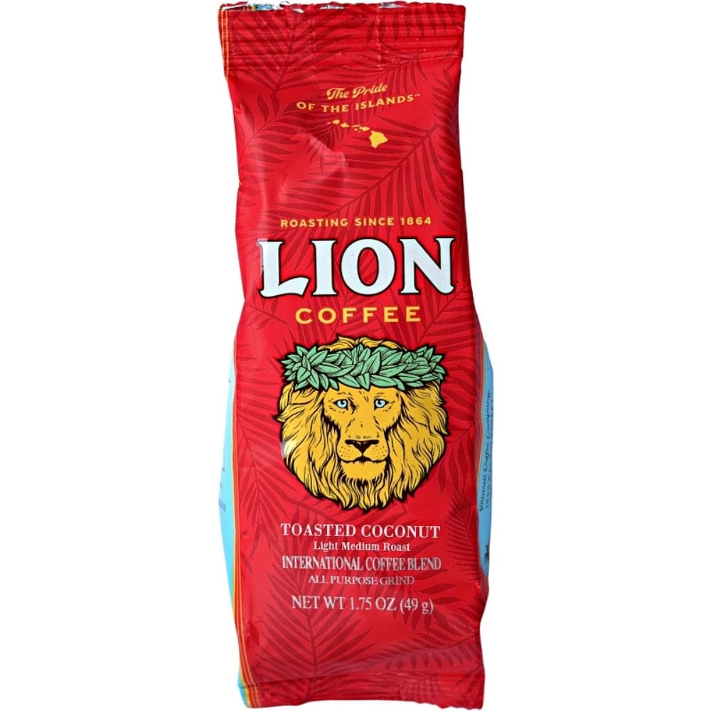 Lion Coffee – Coffee Toasted Coconut, 1.75 Oz