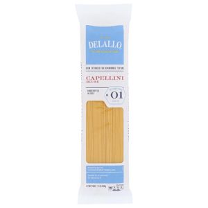 Delallo – Pasta Capellini #01, 16oz Pack of 16
