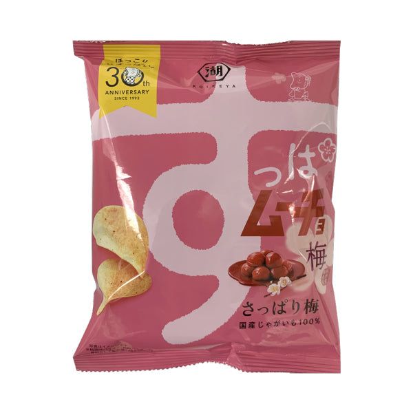 KOIKEYA Supa Suppa Mucho Chips Refreshing Ume Plum Flavor 55G Made in JPAAN- Tokyo Snack Land