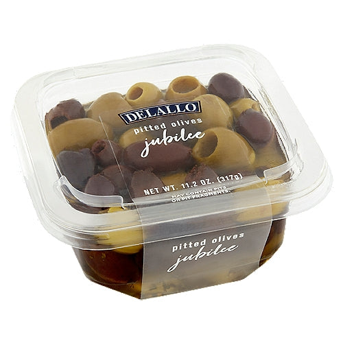 Delallo – Olives Jubilee In Oil, 11.2 Oz | Pack of 8