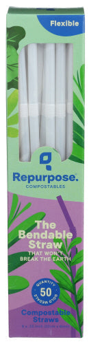 Repurpose Straws Compostble 50 Ea – Pack Of 20