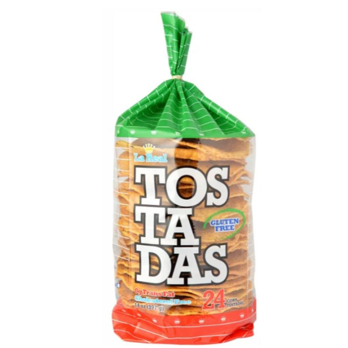 La Real – Tostadas, 14 Oz – Pack of 12