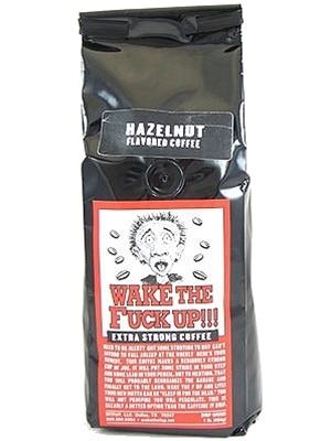 Wake The Fuck Up! Hazelnut Coffee, 1lb.