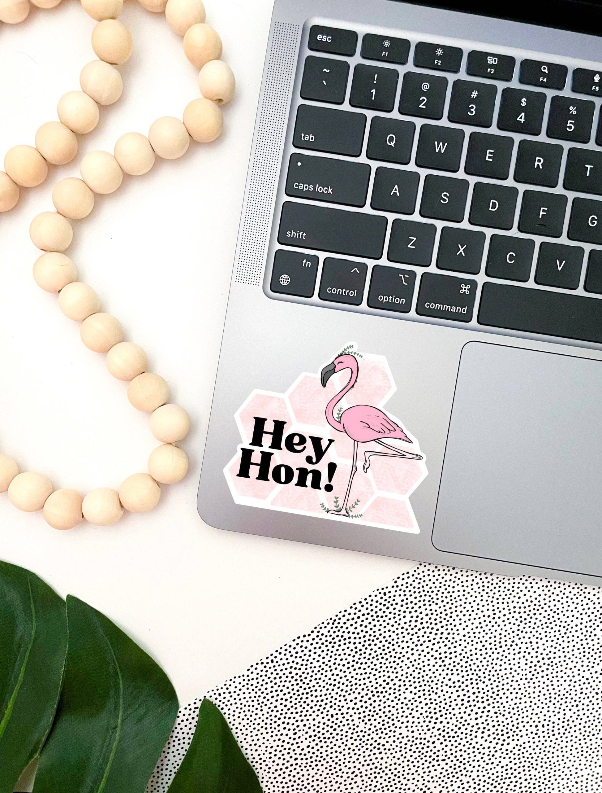 Jami Creates – Hey Hon Baltimore Flamingo Sticker