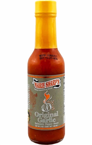 Marie Sharp’s Original Garlic Habanero Pepper Sauce, 5oz.