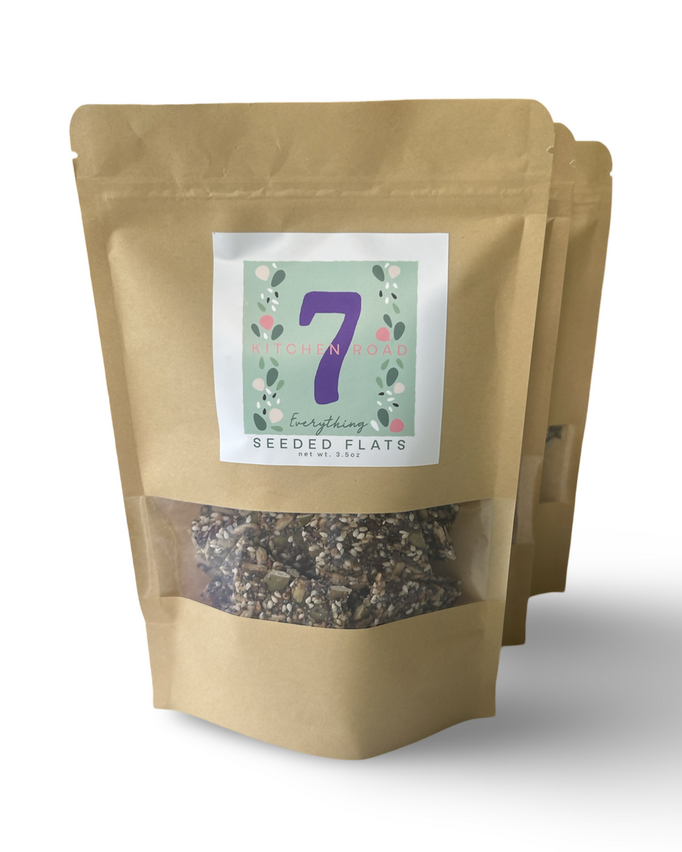 7 Kitchen Road Seeded Flats, Everything Seasoning Pack – 12 packs x 3.5 oz case