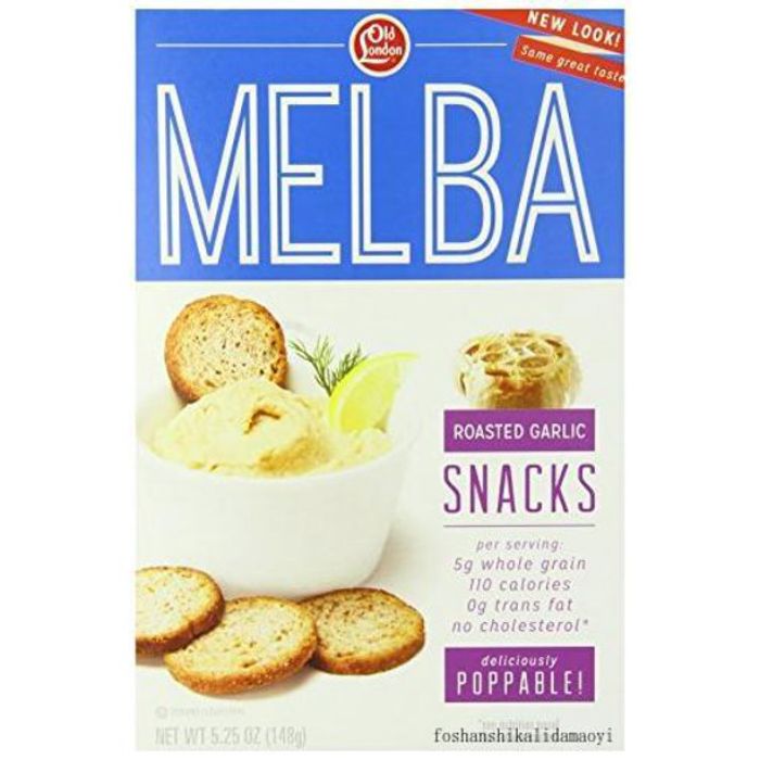 Old London Melba Snacks Garlic 5.25 Oz – Pack Of 12