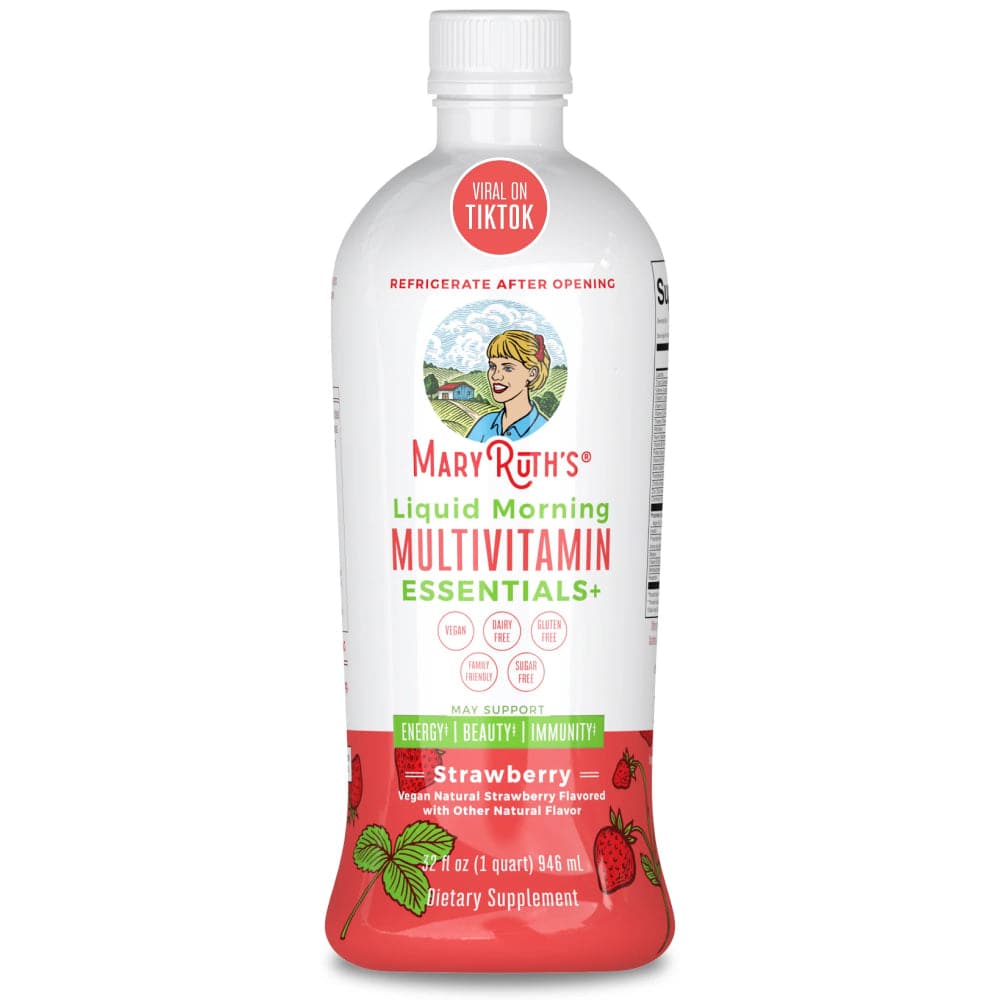 MaryRuth’s – Liquid Morning Multivitamin, Strawberry, 32 fl oz