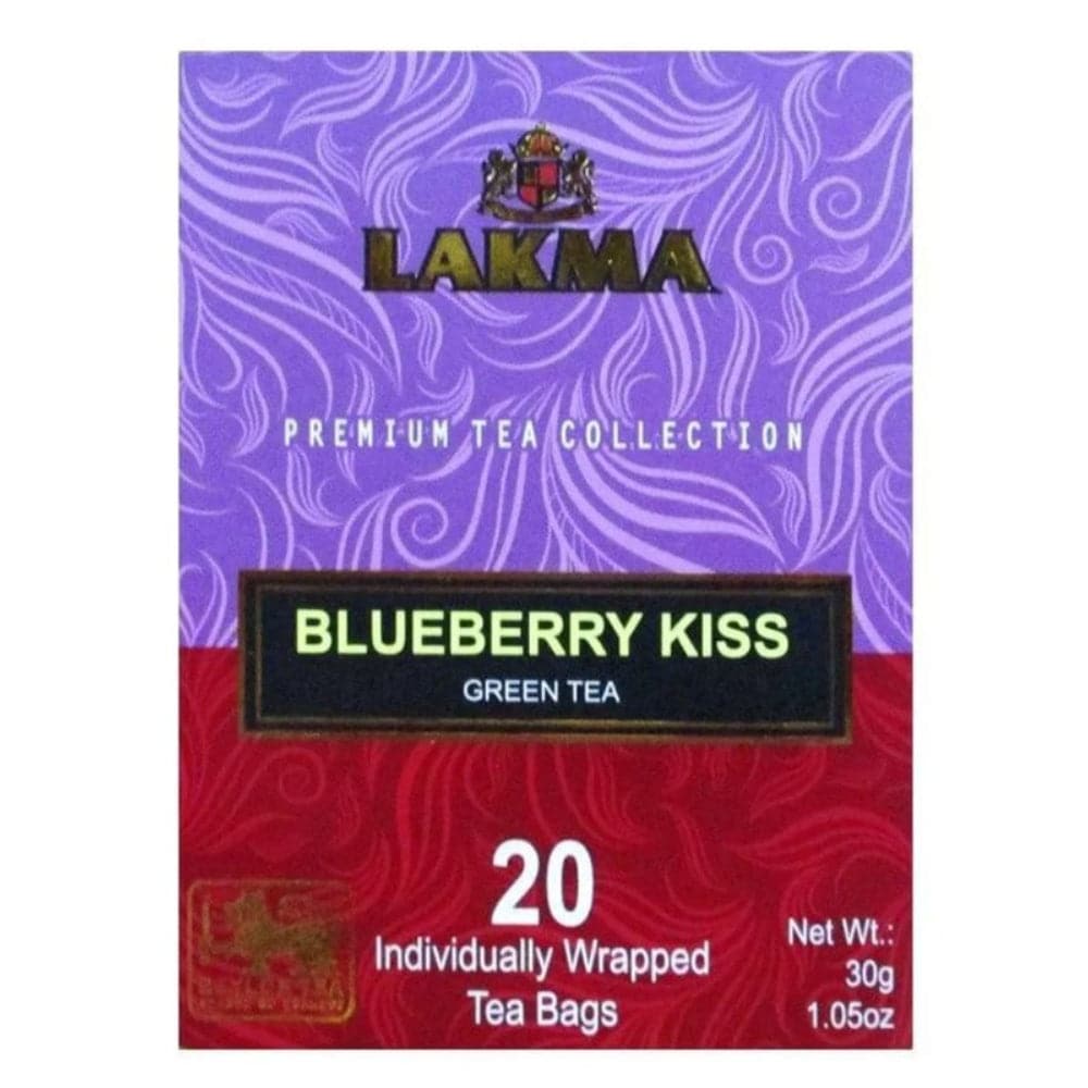 Lakma – Green Tea Blueberry Kiss, 1.05 Oz