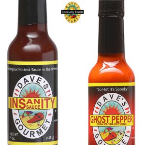 Dave’s Gourmet Insanity Hotter Sauces Gift Set, 2/5oz.