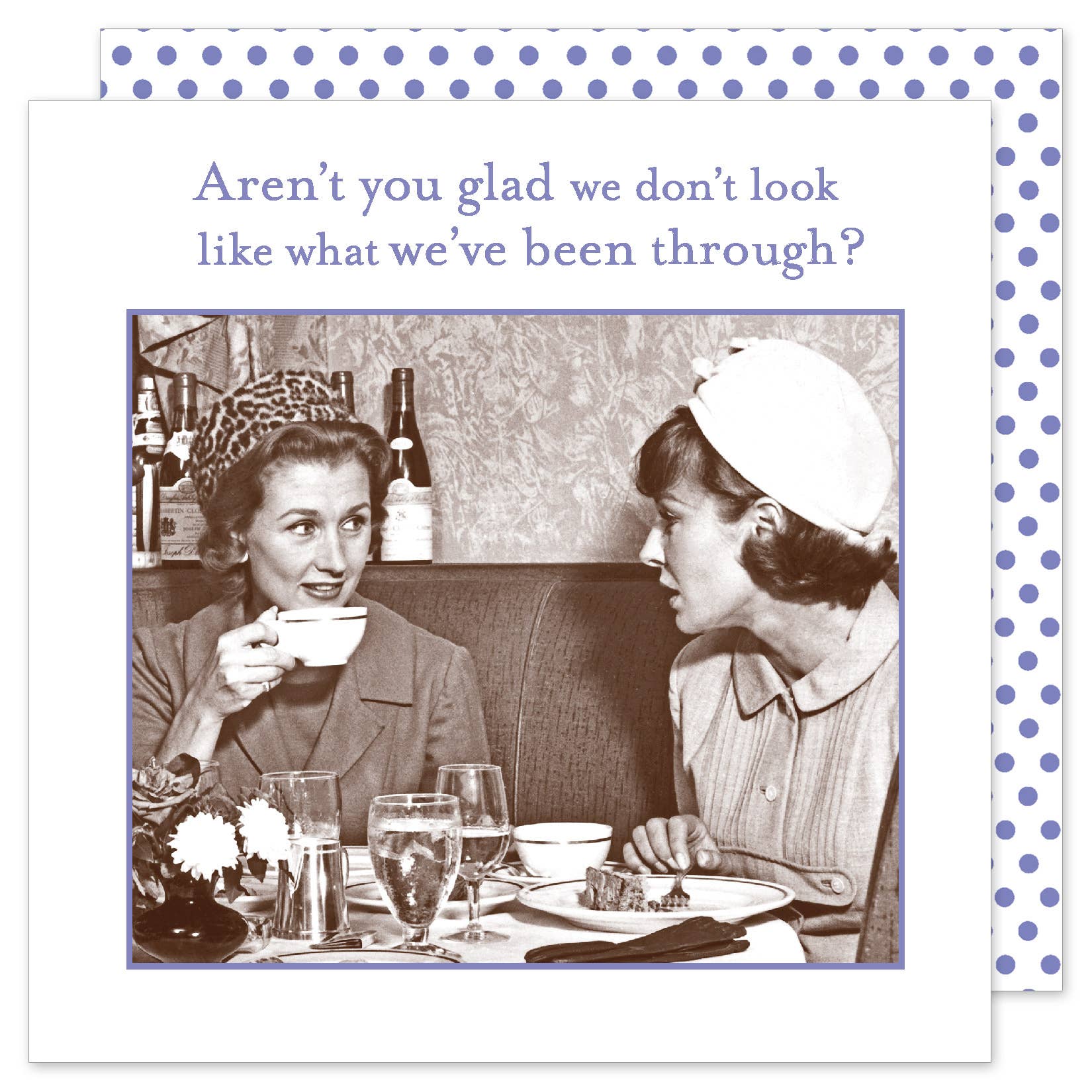 Shannon Martin Design – Aren’t You Glad Beverage Napkin