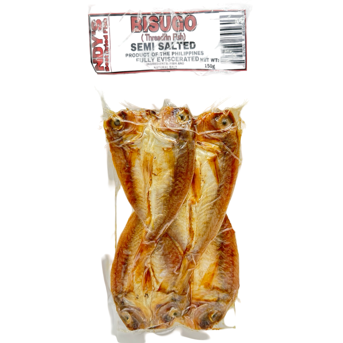 NDY’s – Dried Bisugo – (Threadfin Fish) Semi Salted – 150 G