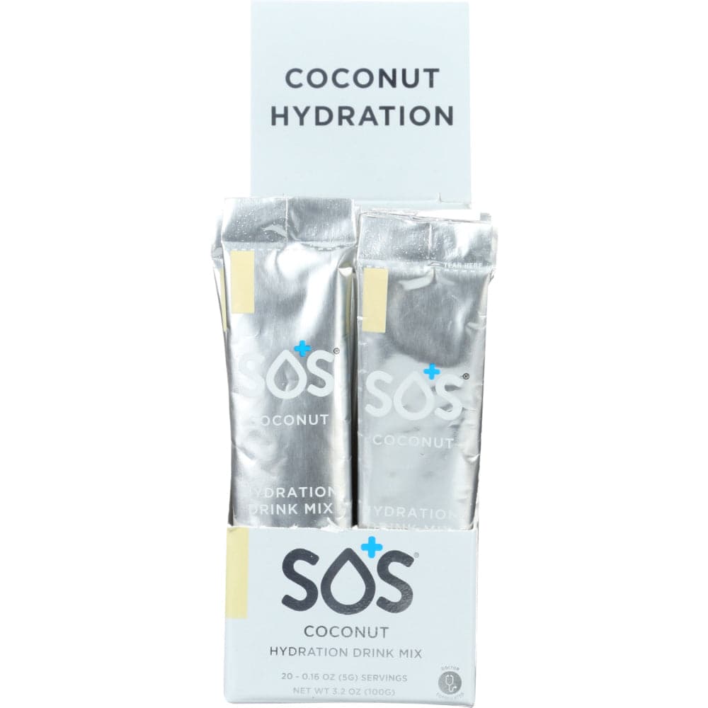 SOS Hydration – Electrolyte Drink mix Coconut, 3.2 oz