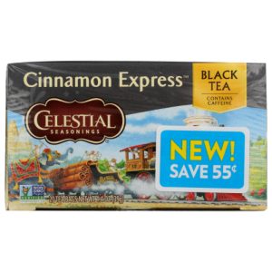 Celestial Seasonings – Black Tea Cinnamon Express, 20 Bags | Pack of 6