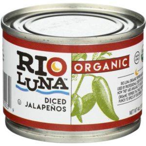 Rio Luna Organic – Diced Jalapeno Peppers, 4 Oz | Pack of 12