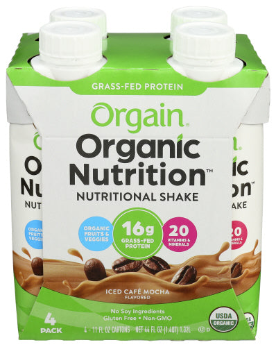 Orgain Protein Ready-to-Drink Matcha 4-Pack Organic 44 Fo – Pack Of 3